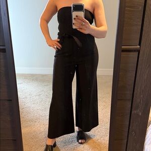 Likely Black Strapless Jumpsuit